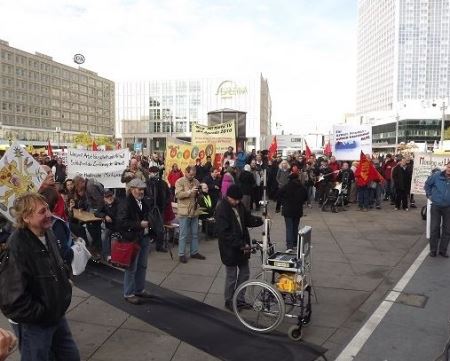 Über 1500 Teilnehmer waren bei der diesjährigen Herbstdemonstration in Berlin dabei.