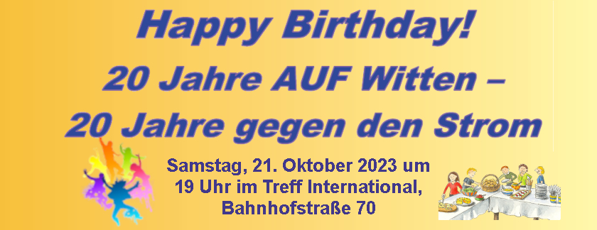 20 Jahre AUF Header