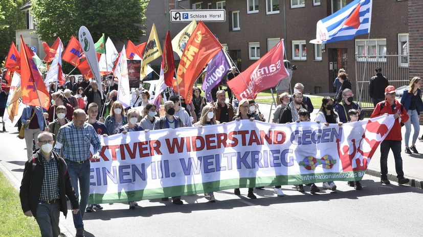 05 8. Mai Demo Achim Czylwick Lautsprecherwagen