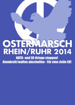 Der Ostermarsch richtet sich generell gegen jede militärische und zivile Nutzung der Atomtechnik. Für weitere Infos das Bild anklicken! Der Ostermarsch richtet sich generell gegen jede militärische und zivile Nutzung der Atomtechnik. Für weitere Infos das Bild anklicken!