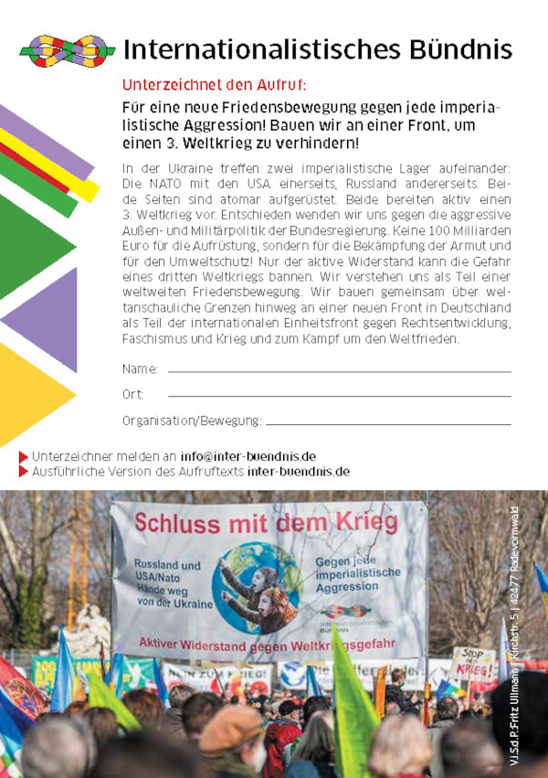 Flyer Internationalistisches Bündnis 8. Mai Seite 2