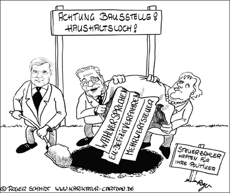 Das Haushaltsloch wird auch in diesem Jahr nicht kleiner. Das Haushaltsloch wird auch in diesem Jahr nicht kleiner.