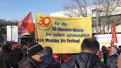 Arbeiter in die Politik: die Gründe dafür sind zahlreich. Ein Beispiel ist die Forderung nach einer gesetzlichen Arbeitszeitverkürzung gegen die Massenarbeitslosigkeit.