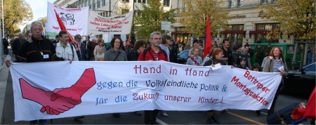 Hand in Hand gegen die volksfeindliche Politik und für die Zukunft der Kinder!