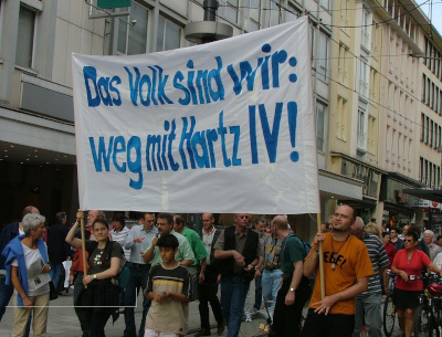 Montagsdemo 23.08.2004