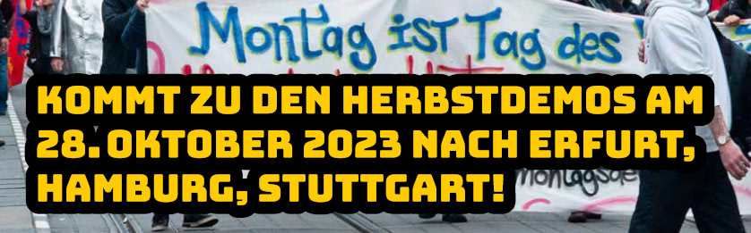 buwei Herbstdemo 2023 Header