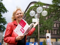 Monika Gärtner-Engel ist Stadtverordnete für das Bündnis AUF Gelsenkirchen. Im Kampf um jeden Arbeitsplatz gibt sie alles!