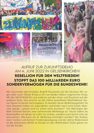 Flyer Zukunftsdemo Seite 1